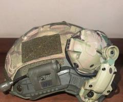 Балістична каска FAST High-Cut NIJ IIIA + активні навушники