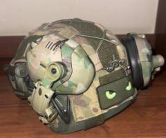 Балістична каска FAST High-Cut NIJ IIIA + активні навушники