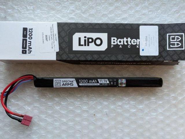 Новый Липошный Аккум Specna